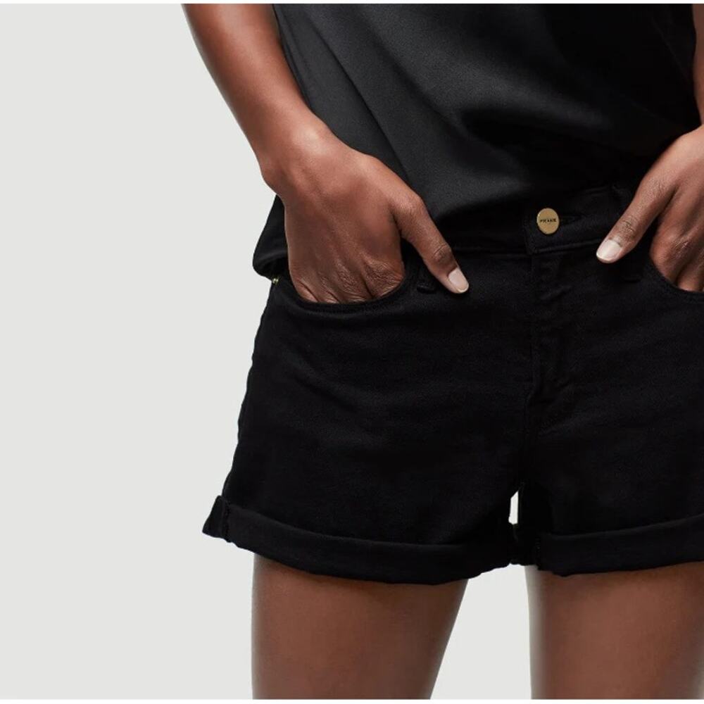 FRAME Women's Le Cutoff Cuffed Jean Shorts‎